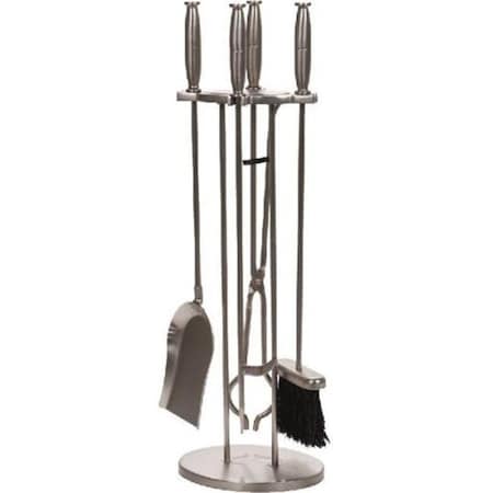 Dagan Dagan 7632 Fireplace Tool Set; Pewter - 5 Piece 7632